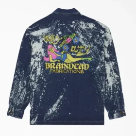 Brain Dead Bleached Denim Jacket