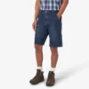 Denim Utility Shorts, 11″