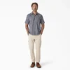 Dickies 1922 Short Sleeve Striped Chambray Shirt