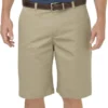 Dickies Khaki 10″ Relaxed Fit Comfort Waist Shorts