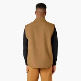 Duck Canvas High Pile Fleece Lined Vest