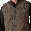 Ellis Floral Print Reversible Vest