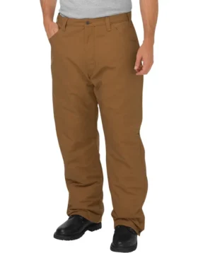 Flame-Resistant Relaxed Fit Straight Leg Insulated Duck Pants