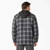Flannel Hooded Shirt Jacket