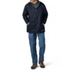 Fleece Lined Nylon Hooded Jacket