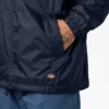 Fleece Lined Nylon Hooded Jacket