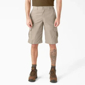 Flex Relaxed Fit Cargo Shorts, 13″