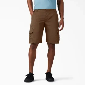 Flex Relaxed Fit Duck Cargo Shorts, 11″