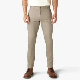 Flex Skinny Fit Double Knee Work Pants