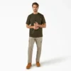 Heavyweight Heathered Short Sleeve Pocket T-Shirt