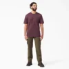 Heavyweight Heathered Short Sleeve Pocket T-Shirt