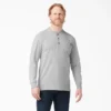 Heavyweight Long Sleeve Henley T-Shirt
