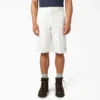 Loose Fit Flat Front Work Shorts, 13″