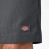 Loose Fit Flat Front Work Shorts, 13″