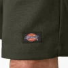 Loose Fit Flat Front Work Shorts, 13″