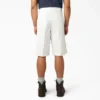 Loose Fit Flat Front Work Shorts, 13″
