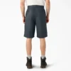 Loose Fit Flat Front Work Shorts, 13″