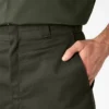 Loose Fit Flat Front Work Shorts, 13″