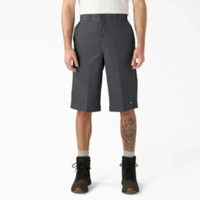 Loose Fit Multi-Use Pocket Work Shorts, 15″