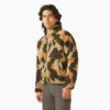Relaxed Fit High Pile Fleece Camo Jacket