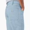 Relaxed Fit Stonewashed Duck Carpenter Pants