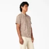 Short Sleeve Striped Service Shirt