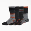 Striped Crew Socks, Size 6-12, 4-Pack