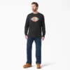 Tri-Color Logo Graphic Long Sleeve T-Shirt