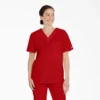 Unisex Eds Signature V-Neck Scrub Top