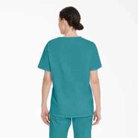 Unisex Eds Signature V-Neck Scrub Top