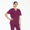 Unisex Eds Signature V-Neck Scrub Top