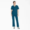 Unisex Eds Signature V-Neck Scrub Top
