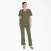 Unisex Eds Signature V-Neck Scrub Top