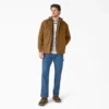 Water Repellent Duck Hooded Shirt Jacket