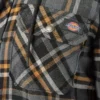 Water Repellent Flannel Hooded Shirt Jacket