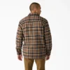 Water Repellent Fleece-Lined Flannel Shirt Jacket