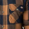 Water Repellent Fleece-Lined Flannel Shirt Jacket