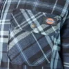 Water Repellent Fleece-Lined Flannel Shirt Jacket