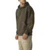 Water Repellent Sleeve Logo Hoodie