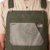 Waxed Canvas Double Front Bib Overalls