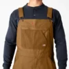 Waxed Canvas Double Front Bib Overalls