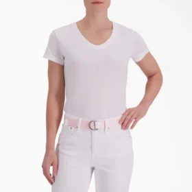 Women’s D-Ring Logo Print Web Belt