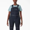 Women’s Denim Double Knee Bib Overalls