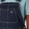 Women’s Denim Double Knee Bib Overalls