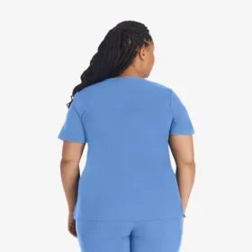 Women’s Eds Essentials Mock Wrap Scrub Top