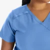 Women’s Eds Essentials Mock Wrap Scrub Top