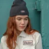 Women’s Embroidered Patch Cropped Work Shirt