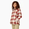 Women’s Flannel Hooded Shirt Jacket