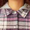 Women’s Flannel Hooded Shirt Jacket