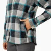 Women’s Flannel Hooded Shirt Jacket